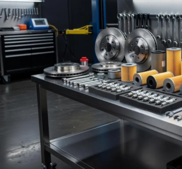 Zestaw wysokiej jakości części samochodowych i akcesoriów