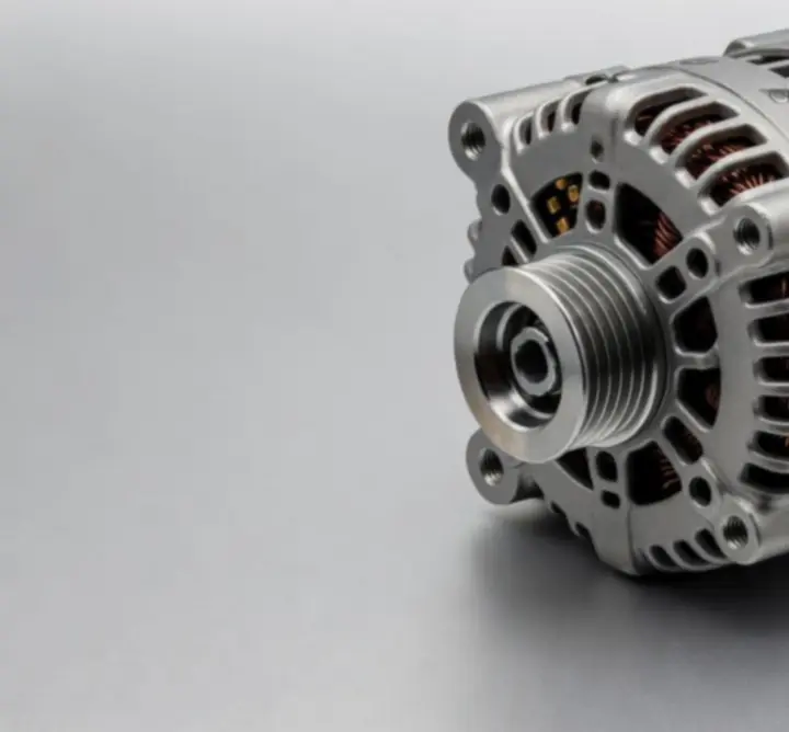 Szczegółowe zdjęcie wysokiej jakości części samochodowej